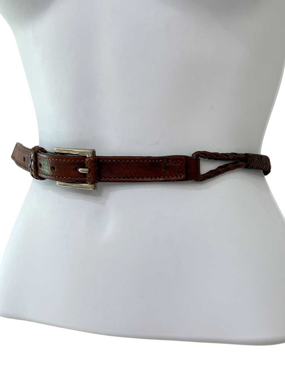Vintage Hamilton Stores Leather Belt Yellowstone National Park